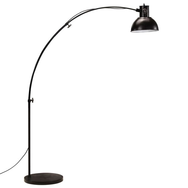 vidaXL Lampadaire 25 W noir 150 cm E27