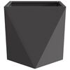 vidaXL Jardini&egrave;re 2 pcs Noir 50 x 50 x 50 cm Acier