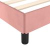 vidaXL Cadre de lit sans matelas rose 160x200 cm velours