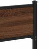 vidaXL Cadre de lit sans matelas ch&ecirc;ne marron 90x190cm bois ing&eacute;nierie