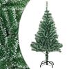 vidaXL Sapin de Noël artificiel avec neige floquée vert 150 cm