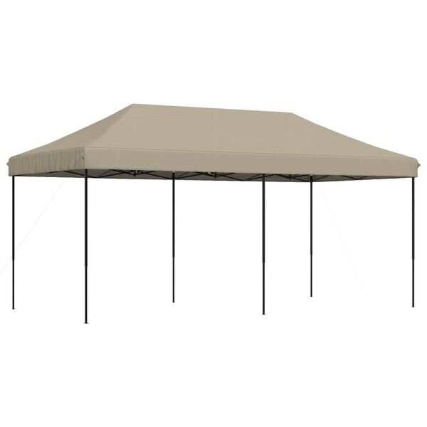 vidaXL Tente de f&ecirc;te Taupe 292 x 580 x 315 cm Tissu Oxford