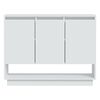 vidaXL Buffet Blanc 97x31x75 cm Bois d'ing&eacute;nierie