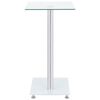 vidaXL Table d'appoint en forme U Transparent 45x30x58 cm Verre trempé