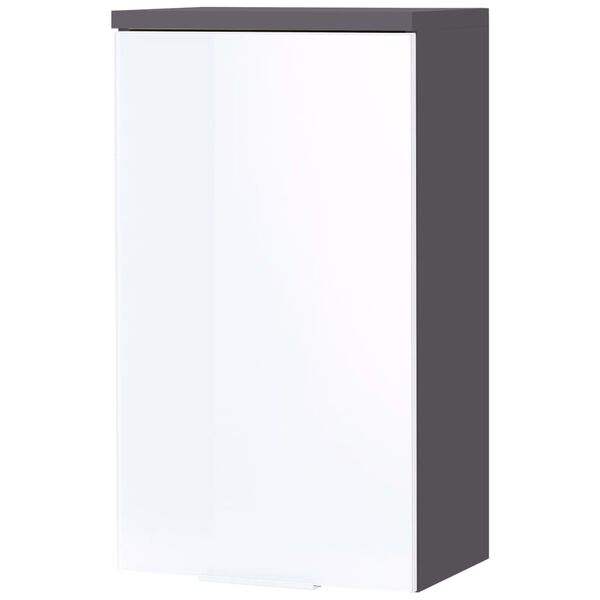 Germania Armoire murale de salle de bain GW-Pescara Blanc et graphite