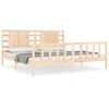 vidaXL Cadre de lit sans matelas 200x200 cm bois massif de pin