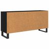 vidaXL Meuble TV Ch&ecirc;ne noir 103,5 x 30 x 50 cm Bois d'ing&eacute;nierie