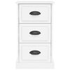 vidaXL Table de chevet blanc 39x39x67 cm bois d'ingénierie