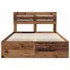 vidaXL Cadre de lit Bois ancien 140 x 190 cm Pin massif