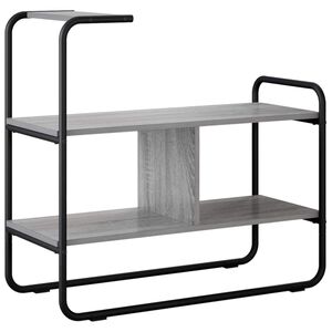 vidaXL Table console Sonoma gris 80 x 35 x 75 cm Bois d'ing&eacute;nierie