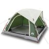 vidaXL Tente de camping de cabine 4 personnes vert imperm&eacute;able