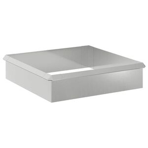 vidaXL Cl&ocirc;tures anti-limaces 8 pc 100 x 3,5 x 25 cm Acier galvanis&eacute;