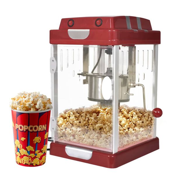 vidaXL Machine à pop-corn 2,5 oz