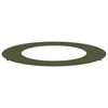 vidaXL adapt&eacute; pour anneau d'arbre plat Vert olive &Oslash;50/80 cm Acier