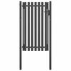 vidaXL Portail de cl&ocirc;ture de jardin Acier 1x2,25 m Anthracite