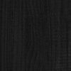 vidaXL Cadre de lit sans matelas noir bois massif 200x200 cm