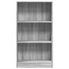 vidaXL Bibliothèque sonoma gris 60x24x109 cm bois d'ingénierie