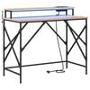vidaXL Bureau Ch&ecirc;ne Sonoma 100 x 50 x 86,5 cm Bois d'ing&eacute;nierie