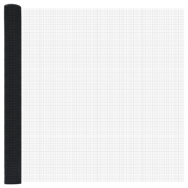 vidaXL Clôture en fil soudé Gris 0.4 x 10 m Acier