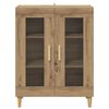 vidaXL Buffet Ch&ecirc;ne artisanal 69,5 x 34 x 90 cm Bois d'ing&eacute;nierie
