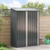 vidaXL Cabanons de jardin Anthracite 140,5 x 74 x 200 cm M&eacute;tал