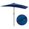 vidaXL Parasol de jardin Azur 294 x 150 x 223 cm Polyester et Acier