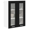 vidaXL Armoire suspendue Ch&ecirc;ne noir 60 x 31 x 80 cm Bois d'ing&eacute;nierie
