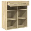 vidaXL Buffet chêne sonoma 80x42,5x93 cm bois d'ingénierie