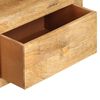 vidaXL Meuble TV 140x30x32 cm Bois massif de manguier