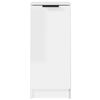 vidaXL Buffets 2 pcs Blanc brillant 30x30x70 cm Bois d'ing&eacute;nierie