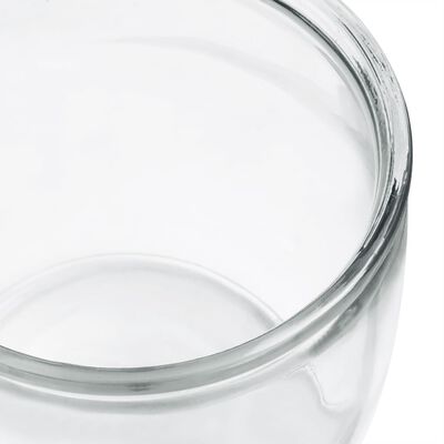 vidaXL Pots de conservation en verre avec couvercle 4 pcs 8000 ml