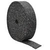 vidaXL Rouleau de granulat en caoutchouc Noir 2000 x 10 x 1 cm