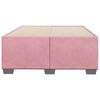 vidaXL Cadre de lit sans matelas rose 120x200 cm velours