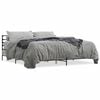 vidaXL Cadre de lit sans matelas sonoma gris 200x200 cm