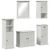 vidaXL Ensemble de mobilier de salle de bain VIGO 5 pcs Blanc antique