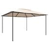 vidaXL Chapiteau tente 4 x 4 m Acier Beige