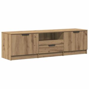 vidaXL Meuble TV Ch&ecirc;ne Artisan 140x35x40 cm Bois d'ing&eacute;nierie