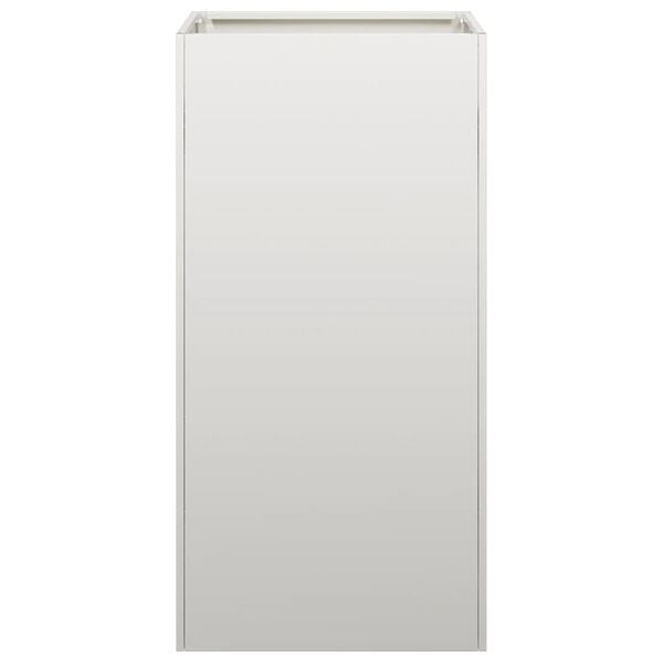 vidaXL Jardinière 40x40x80 cm acier inoxydable