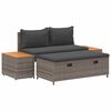 vidaXL Ensemble de canap&eacute;s d'ext&eacute;rieur 4 -Seater 4 pc 55 x 30 x 39 cm