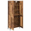 vidaXL Haut Armoire Bois Ancien 69,5 x 34 x 180 cm Bois d'ing&eacute;nierie