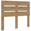vidaXL Cadre de lit Ch&ecirc;ne artisan 135 x 190 cm Bois de pin massif