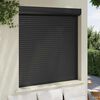 vidaXL Volet roulant aluminium 140x150 cm anthracite