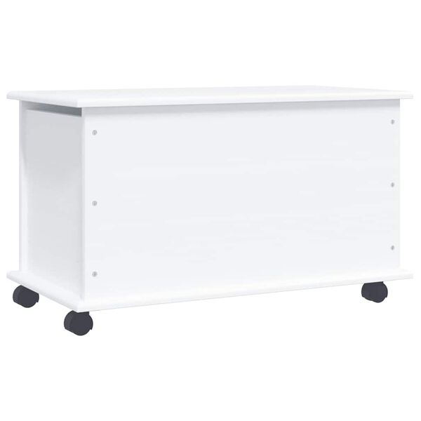 vidaXL Coffre de rangement et roulettes ALTA blanc 73x39,5x43 cm