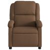 vidaXL Fauteuil de massage inclinable Marron Tissu