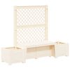 vidaXL Banc de jardin Kopenhagen Blanc 173 x 49 x 135,5 cm PP
