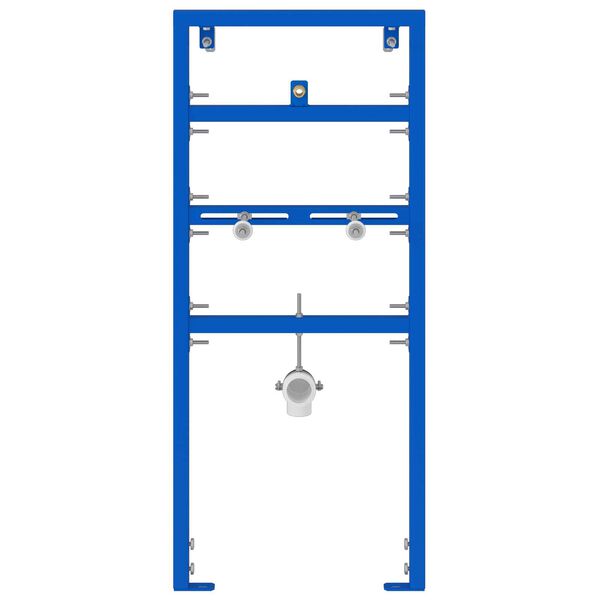vidaXL Support mural de salle de bain Bleu 50 x 3 x 112 cm