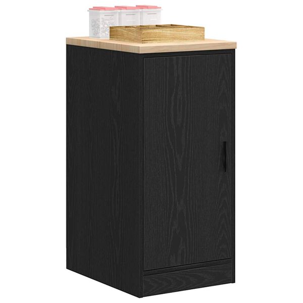 vidaXL Armoire de rangement de garage noir 40x51x85 cm bois de pin