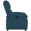vidaXL Fauteuil inclinable bleu velours