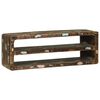 vidaXL Meuble TV 100 x 32 x 36 cm Bois massif de r&eacute;cup&eacute;ration