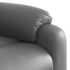 vidaXL Fauteuil de massage inclinable &eacute;lectrique gris similicuir